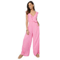Front - Debenhams Womens/Ladies Cheesecloth Wrap Jumpsuit