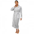 Front - Debenhams Womens/Ladies Fleece Shawl Collar Robe