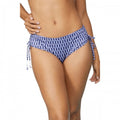 Front - Debenhams Womens/Ladies Geometric Ruched Side Bikini Bottoms