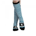 Front - Aubrion Unisex Adult Dog Fluffy Knee High Socks