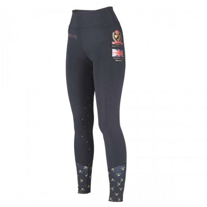 Front - Aubrion Womens/Ladies Team Horse Riding Tights