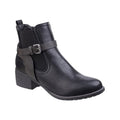 Front - Divaz Womens/Ladies Ivana Block Heel Ankle Boots