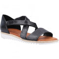 Front - Hush Puppies Womens/Ladies Gemma Espadrille Leather Wedge Sandals