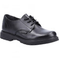 Front - Hush Brush Girls Remi Leather School Shoes