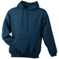 Front - James and Nicholson Unisex Hooded Sweatshirt