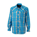 Front - James and Nicholson Mens UV Protected Long Sleeve Trekking Shirt
