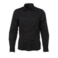 Front - James and Nicholson Womens/Ladies Longsleeve Oxford Shirt