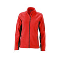 Front - James and Nicholson Womens/Ladies Workwear Fleece Jacket