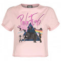 Front - Amplified Womens/Ladies The Greats Pink Floyd Crop Top