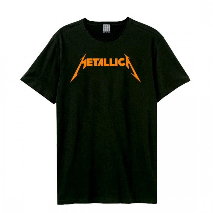 Front - Amplified Unisex Adult Metallica Logo T-Shirt