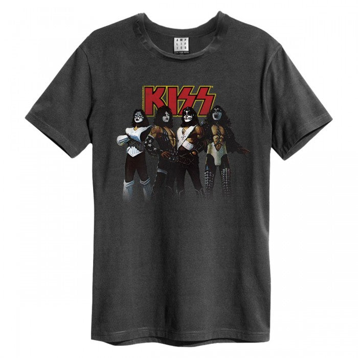 Front - Amplified Unisex Adult Rock Gods Kiss T-Shirt