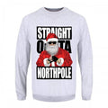 Front - Grindstore Mens Straight Outta North Pole Christmas Jumper