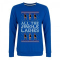 Front - Grindstore Womens/Ladies All The Jingle Christmas Jumper