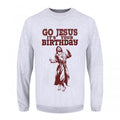 Front - Grindstore Mens Go Jesus It`s Your Birthday Sweater
