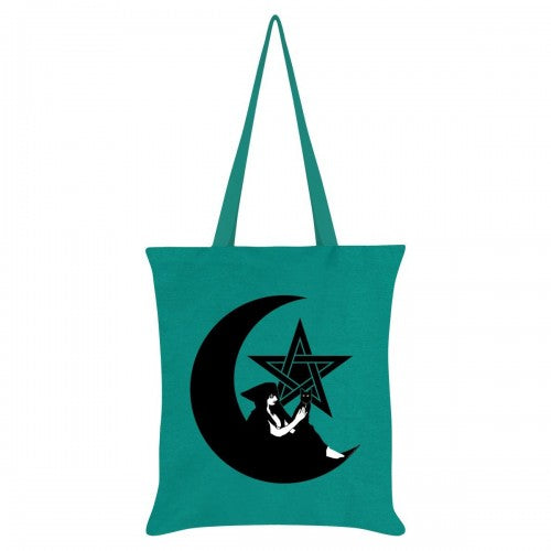 Front - Grindstore Pentagram Witch Tote Bag