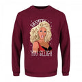 Front - Grindstore Mens Shantay You Sleigh Drag Queen Christmas Jumper