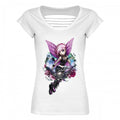 Front - Hexxie Womens/Ladies Totally Winging It Violet T-Shirt