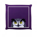 Front - Inquisitive Creatures Owl Filled Cushion