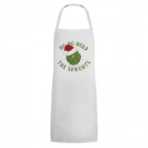 Front - Grindstore Unisex Adult Ho Ho Hold The Sprouts Full Apron