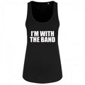 Front - Grindstore Womens/Ladies Im With The Band Vest Top