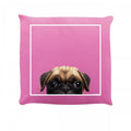 Front - Inquisitive Creatures Pug Filled Cushion