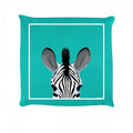 Front - Inquisitive Creatures Zebra Filled Cushion