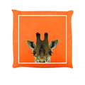 Front - Inquisitive Creatures Giraffe Filled Cushion