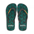 Front - BeachyFeet Mens Geometerico Flip Flops