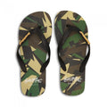 Front - BeachyFeet Mens Costal Camo Flip Flops
