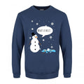 Front - Grindstore Mens What A Melt Christmas Jumper
