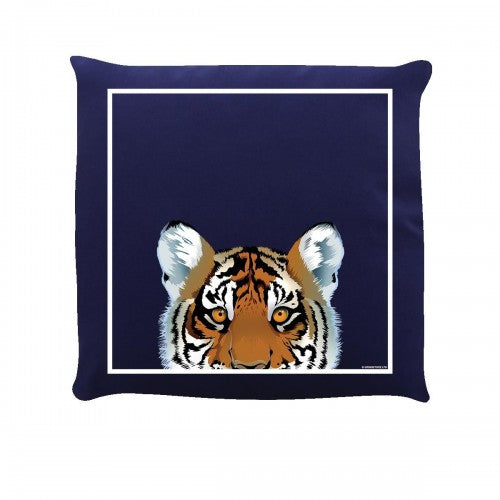 Front - Inquisitive Creatures Tiger Cushion