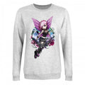 Front - Hexxie Womens/Ladies Totally Winging It Violet Sweatshirt