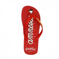 Front - BeachyFeet Mens Amnesia Poolside Flip Flops