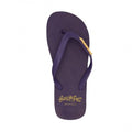 Front - BeachyFeet Mens Azul Marino Flip Flops