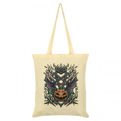 Front - Grindstore Pumpkin Tote Bag