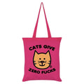Front - Pop Factory Cats Give Zero Fucks Tote Bag