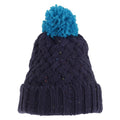 Front - Adults Unisex Knit Feel Bobble Hat