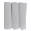 Front - Mens White Handkerchiefs Pack Of 3
