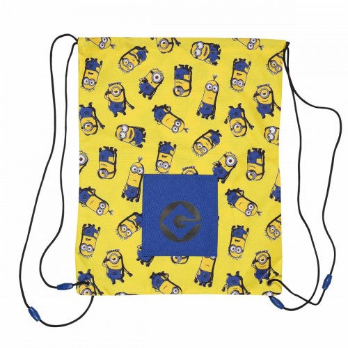 Front - Minions Childrens/Kids Character Drawstring Bag