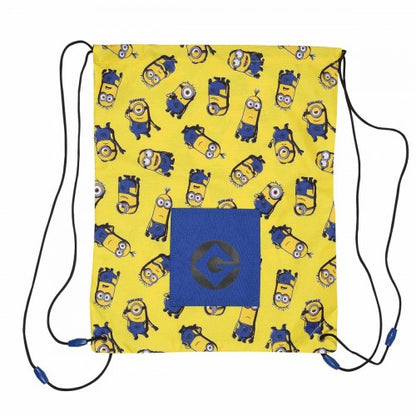 Front - Minions Childrens/Kids Character Drawstring Bag