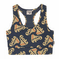 Front - Gola Womens/Ladies Back To Classics All-Over Print Crop Top