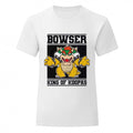 Front - Super Mario Unisex Adult King Of Koopas Bowser T-Shirt