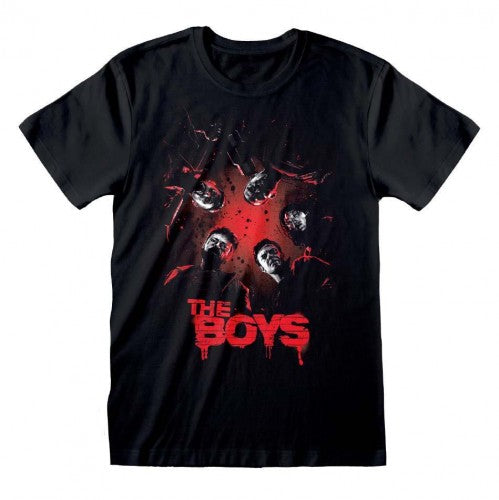 Front - The Boys Unisex Adult Group Shot T-Shirt