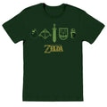 Front - Legend Of Zelda Unisex Adult Icons T-Shirt