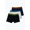 Front - Hype Childrens/Kids Multicoloured Boxer Shorts (Pack of 3)