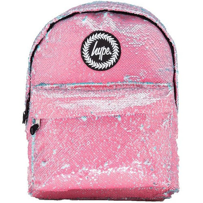 Front - Hype Drumstick Sequin Backpack