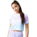 Front - Hype Girls Pastel Cloud Crop T-Shirt