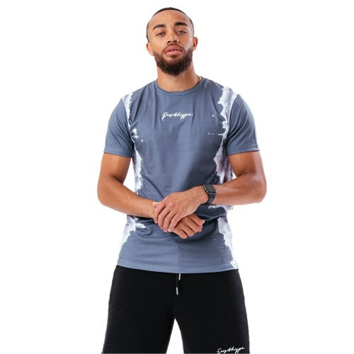 Front - Hype Mens Dye Line T-Shirt