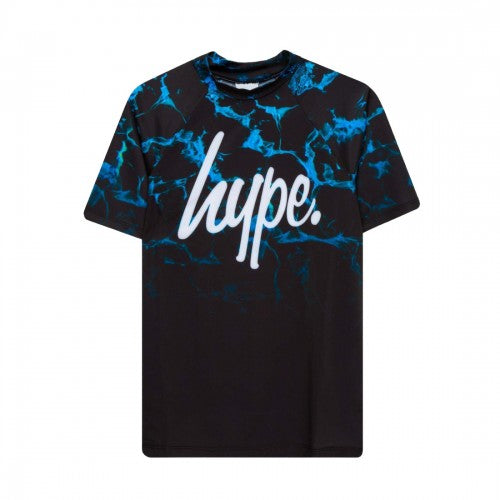 Front - Hype Boys Marble Effect Rash Guard