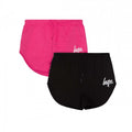 Front - Hype Girls Script Sweat Shorts (Pack of 2)